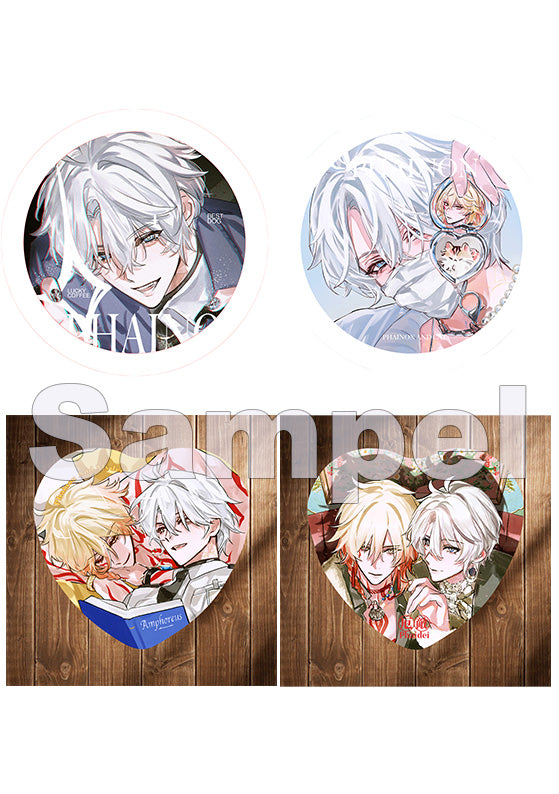 ASSORTED METAL BADGE