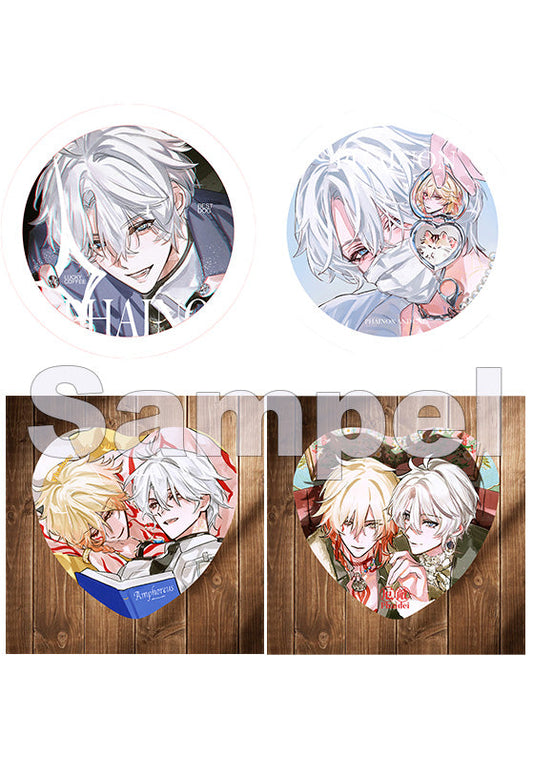 ASSORTED METAL BADGE