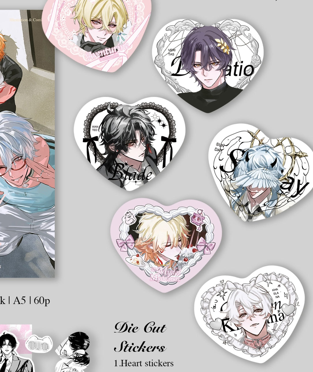 ASSORTED KISSCUT STICKER
