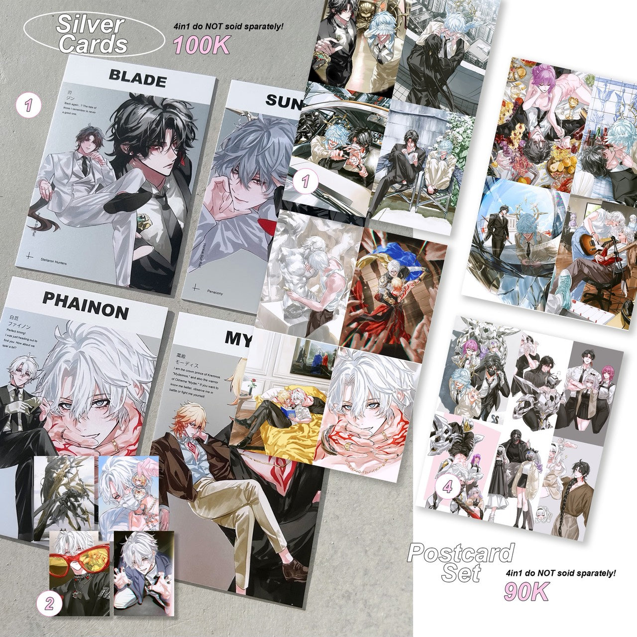 ASSORTED POSTCARD SET