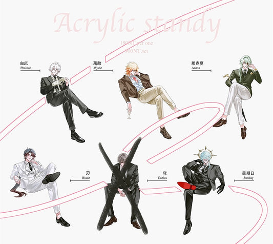 ASSORTED ACRYLIC STANDEE