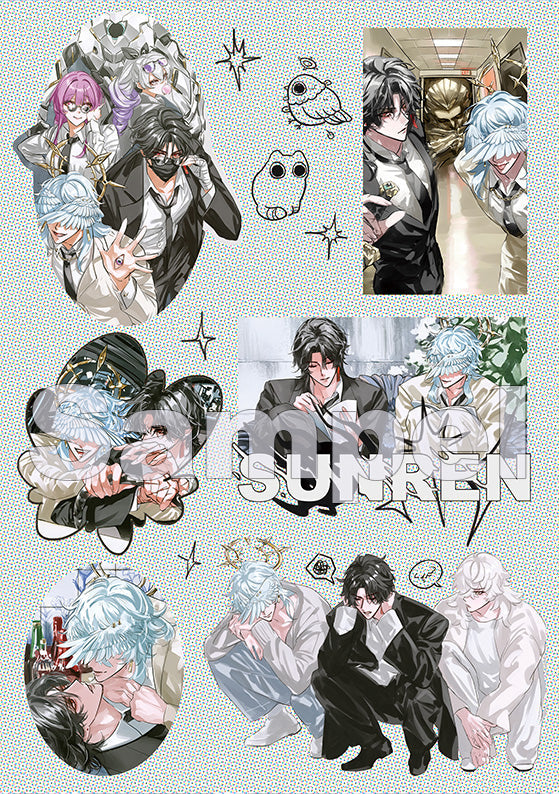 ASSORTED KISSCUT STICKER