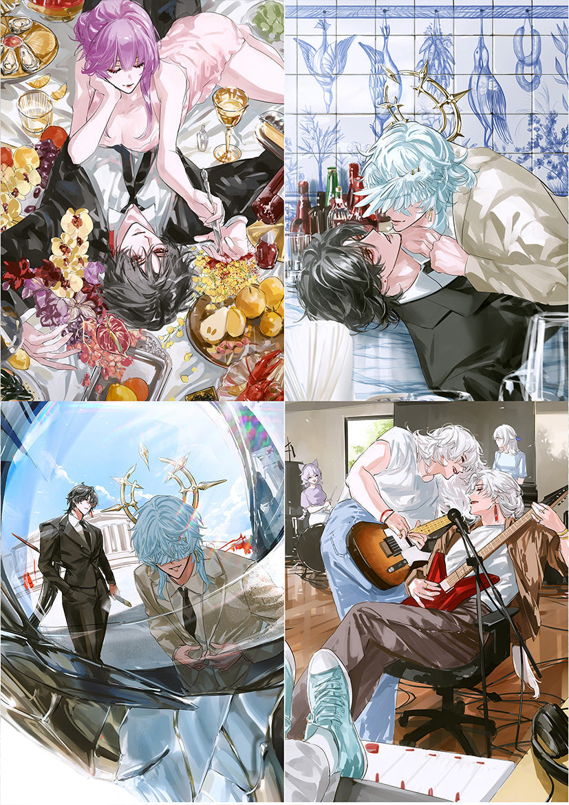 ASSORTED POSTCARD SET